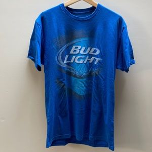 4/$24🦩 Bud Light Logo Tee
